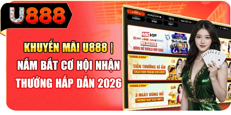 Khuyến Mãi U888 - Nắm Bắt Cơ Hội Nhận Thưởng Hấp Dẫn 2026